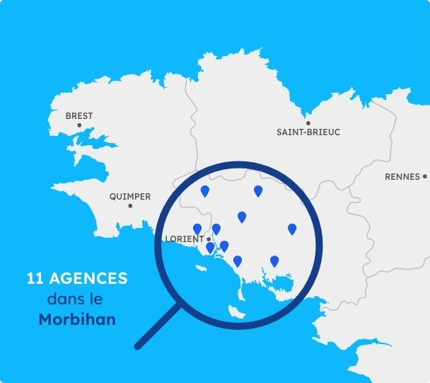 Nos agences en Bretagne Sud